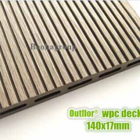 Sàn gỗ nhựa WPC ngoài trời tấm rỗng OBM120-19B